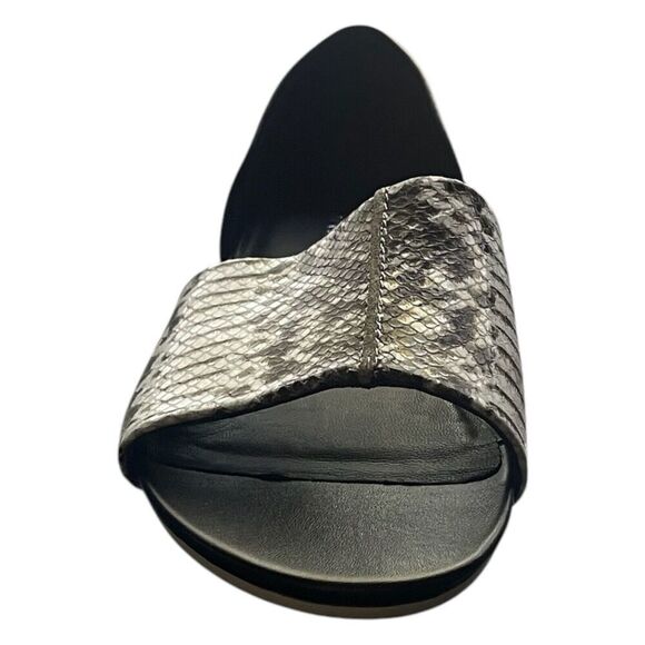 SoftWalk Sava Calera Flat Slip On Black/Grey  Leather Women's Sz US 6.5/EUR 37M - Picture 2 of 8